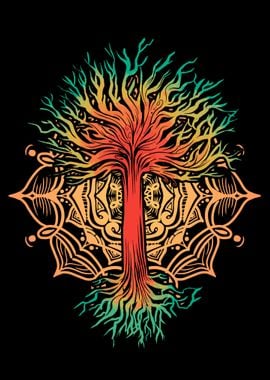 Mandala Tree Nature