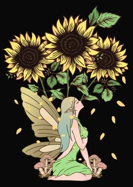 Fairycore Fairy Sunflowers