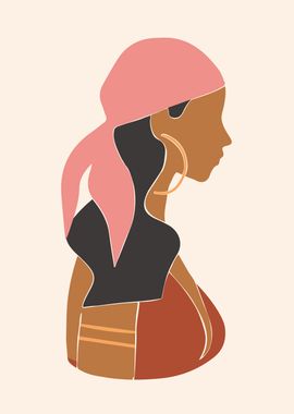 Tribal Abstract Woman