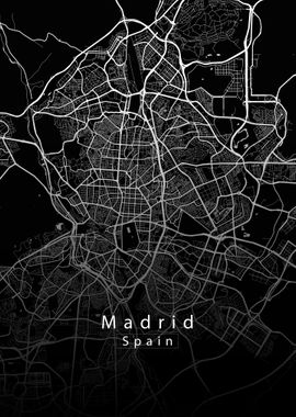 Madrid City Map