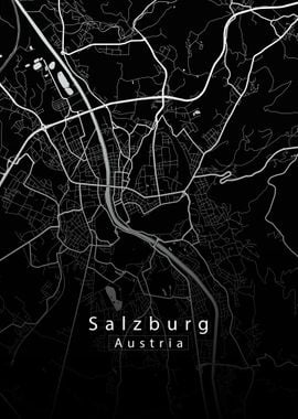 Salzburg City Map