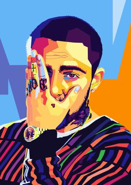 Rapper wpap popart