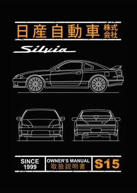 Blueprint of the Silvia