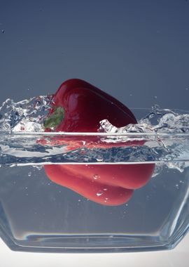 Red pepper falling