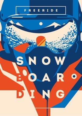 Snowboarding poster