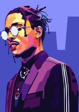 Asap Rocky Wpap Pop Art