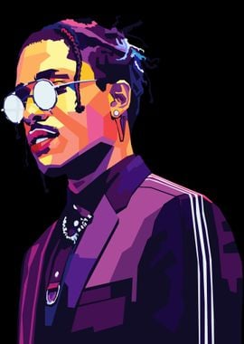 Asap Rocky Wpap Pop Art