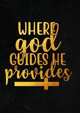 Where god guides