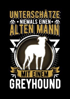 Greyhound Alter Mann