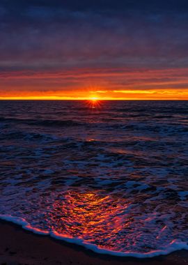 Landscape at sunrise