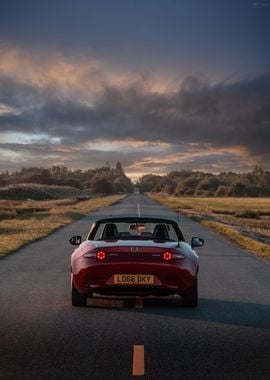 Mazda MX5 Sunset Road