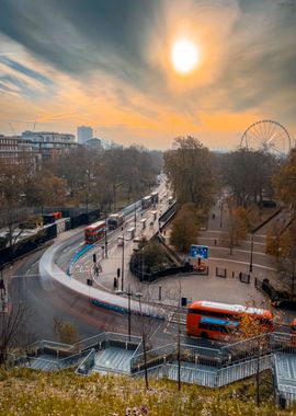 London Long Exposure Bus