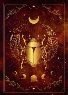 Tarot Egyptian scarab