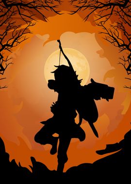 Link Silhouette Halloween 