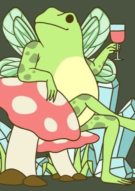 Fairycore Fairy Frog Wine