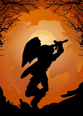 Link Silhouette Halloween 