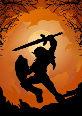 Link Silhouette Halloween 