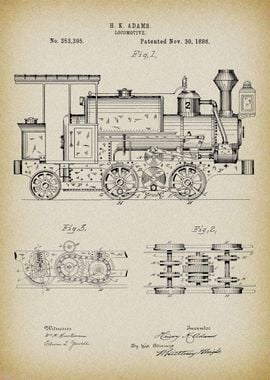 Locomotive Engine Patent