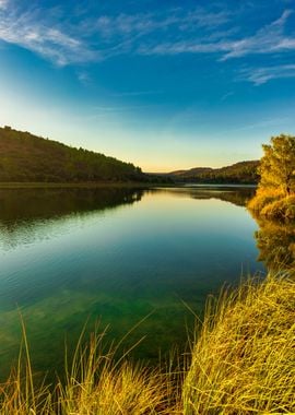 A calm river