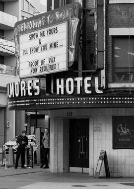 Filmores Hotel Black White