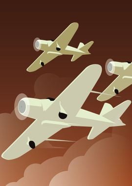 art deco planes