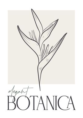 Eelgant Botanical leaf art