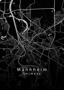 Mannheim City Map