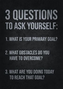 3 Questions For Success