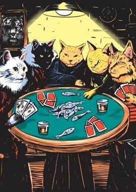 Poker Cats