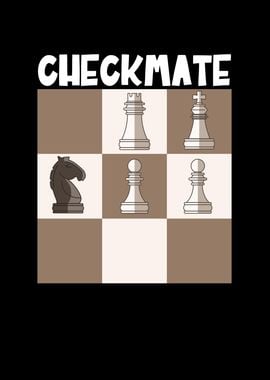 Black horse checkmate the