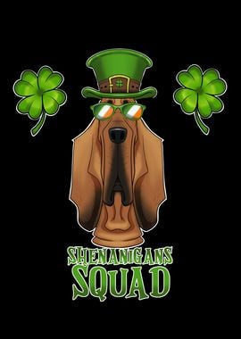 Bloodhound St Patricks Day