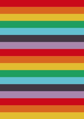 Kidcore Rainbow Stripes