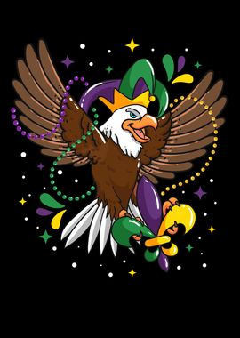 Mardi Gras Eagle