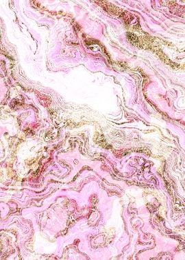 Pink Gold Marble 11