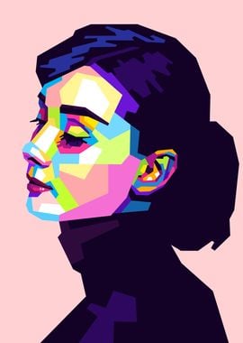 Audrey Hepburn Pop Art v2