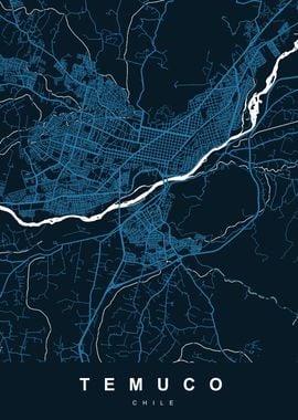 TEMUCO Map CHILE