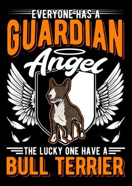 Bull Terrier Guardian Ange