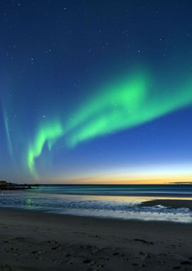 Polar lights at Sea Beach