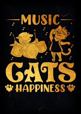 MUSIC CATS HAPPINESS