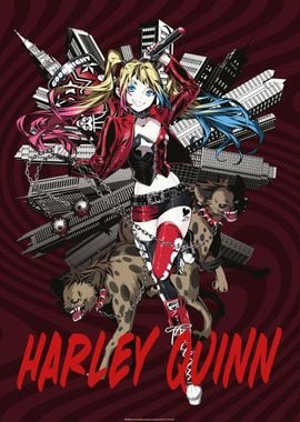 Harley with hyenas