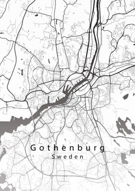 Gothenburg City Map