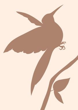 Humming Bird Nature poster