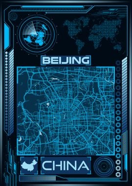 Beijing Map China