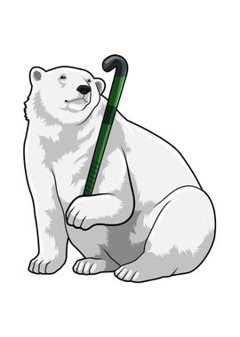 Polar bear Hockey Sports