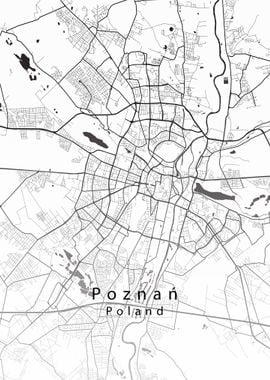 Poznan City Map