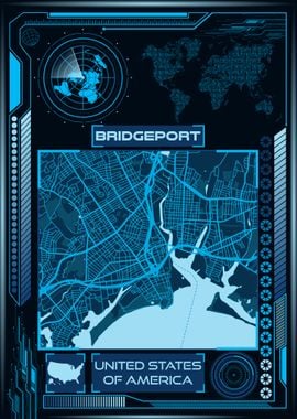 Bridgeport Map USA