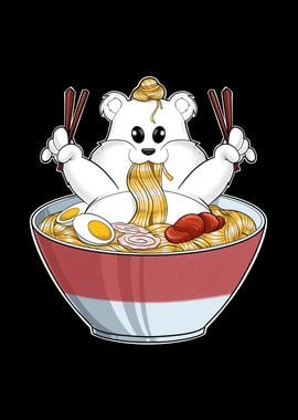 Kawaii Polar Bear Ramen