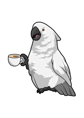 Parrot Cup of Coffee