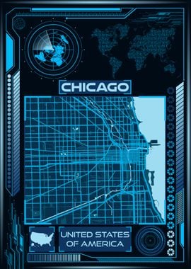 CHICAGO MAP USA