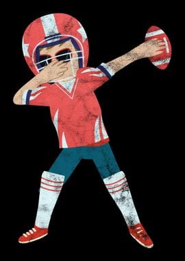 Dabbing American Football